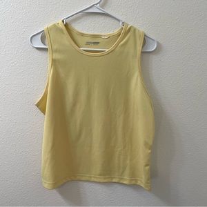 Jockey sport tank top yellow large